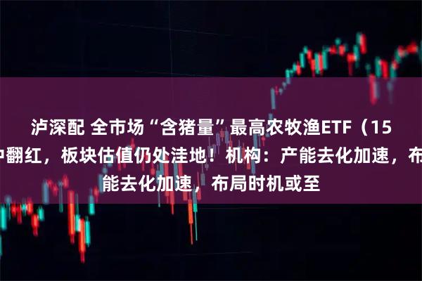 泸深配 全市场“含猪量”最高农牧渔ETF（159275）盘中翻红，板块估值仍处洼地！机构：产能去化加速，布局时机或至