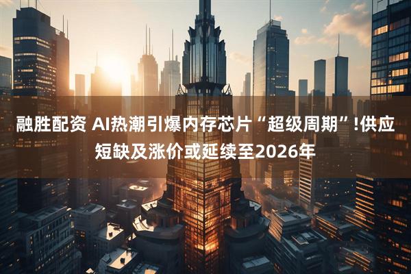 融胜配资 AI热潮引爆内存芯片“超级周期”!供应短缺及涨价或延续至2026年